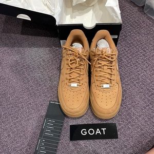 Brown Suede Supreme Airforce